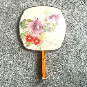 Vintage Chinese Fan Hand Painted